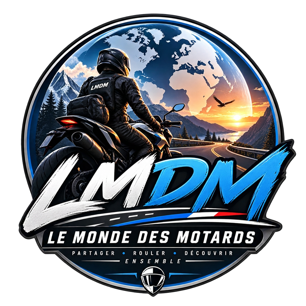 Emblème officiel Le Monde des Motards